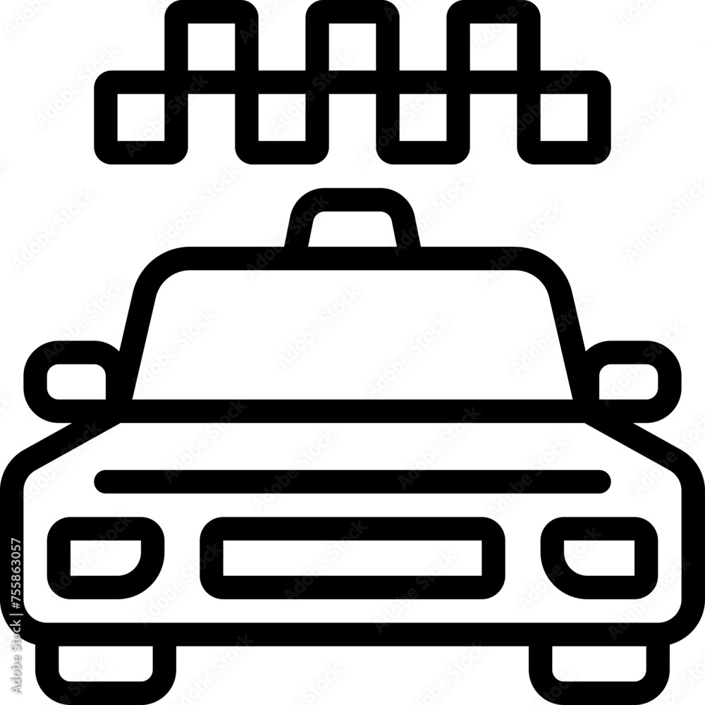 Airport Taxi Icon