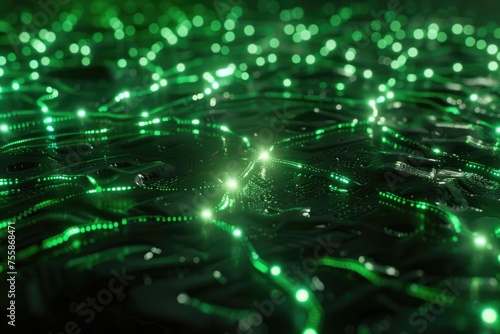 abstract background with circuit board