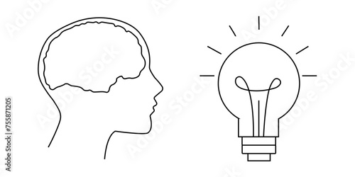 The man had a new idea, an idea in the form of an electric light bulb. The man held up his finger