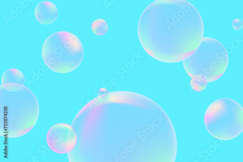 Modern realistic water bubbles  great design for any purposes. Brochure template layout. Communication concept. Brochure  leaflet  flyer  cover template.