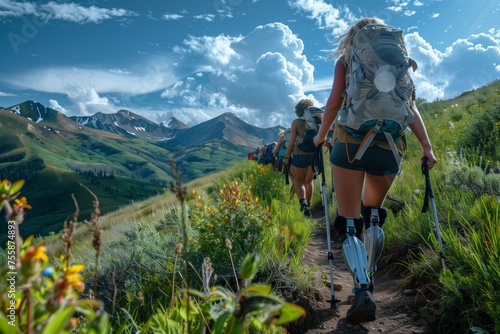 Inspirational Mountain Trek with Prosthetic Leg