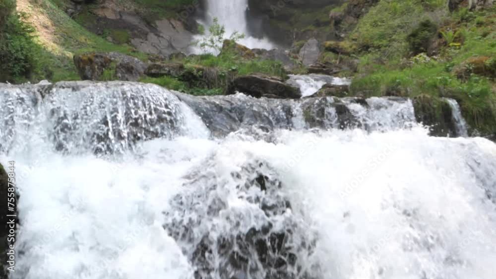 The spectacular Giessbach Waterfall near Brienz, Switzerland.
The spectacular Giessbach Waterfall near Brienz, Switzerland.