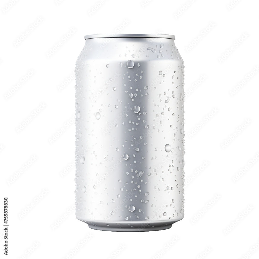 330 ml aluminum soda can with water drops isolated on white or transparent background 330 ml aluminum soda can with water drops isolated on white or transparent background