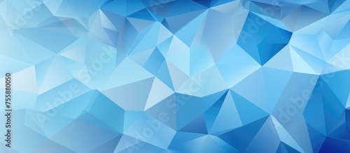Elegant polygonal design in light blue hues for cellphone wallpaper.