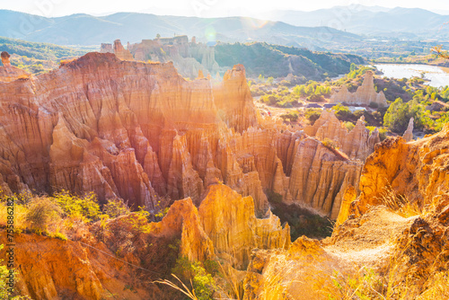 Landscape of Chuxiong Yuanmou Tulin in Yunnan, China © hu