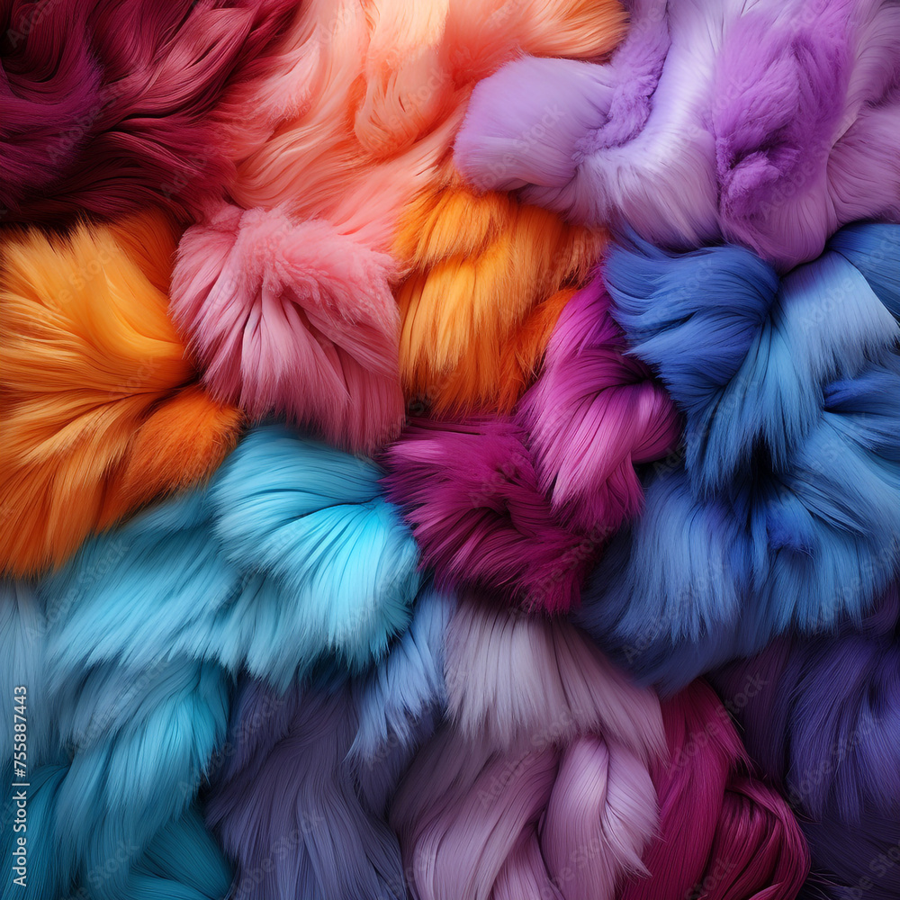 colorfull wool сreated with Generative Ai colorfull wool сreated with Generative Ai
