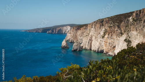 View of the coast of Zakynthos