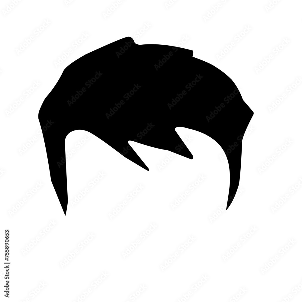 Men and Women Hair Silhouette