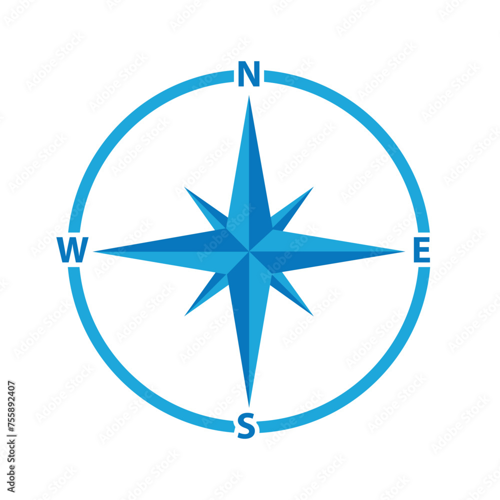 Compass icons set. arrow compass icon sign and symbol. vector illustration Compass icons set. arrow compass icon sign and symbol. vector illustration