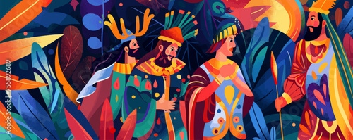 Translation: Vernal Equinox Day. Happy Vernal Equinox Day (Shunbun no Hi) vector illustration.