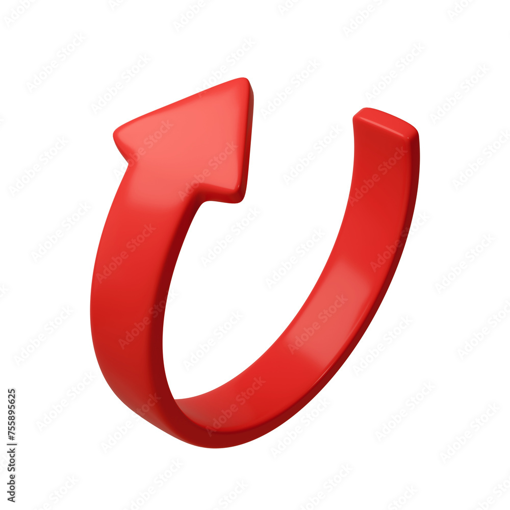 Red 3d circle arrows up direction. Arrow sign or icon for web button and interface and navigation design illustration Red 3d circle arrows up direction. Arrow sign or icon for web button and interface and navigation design illustration