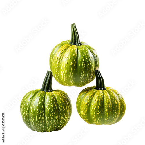 Vibrant Muskmelons: A Summery Symphony of Color and Sweetness, Captured in a Luscious Moment of Ripeness and Temptation - A PNG Cutout Isolated on a Transparent Backdrop
