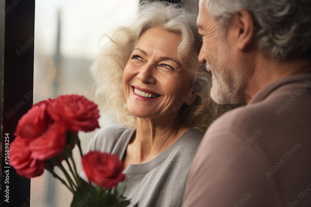 Romantic date moment saint Valentine Day celebration Generative AI conceptual illustration poster Romantic date moment saint Valentine Day celebration Generative AI conceptual illustration poster