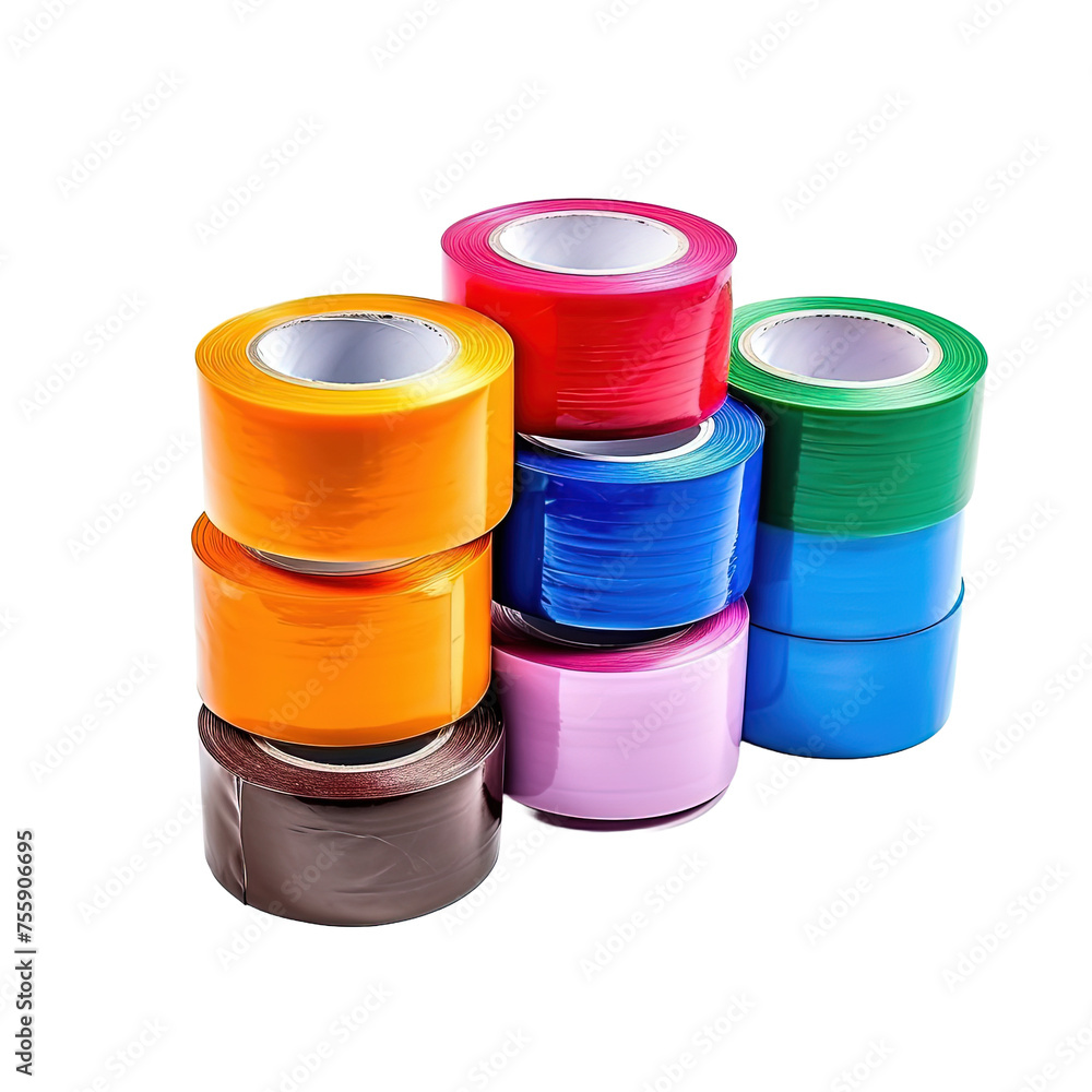 Electrical Tape on white or transparent background Electrical Tape on white or transparent background