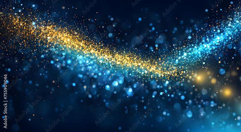 blue glitter background with particles blue glitter background with particles