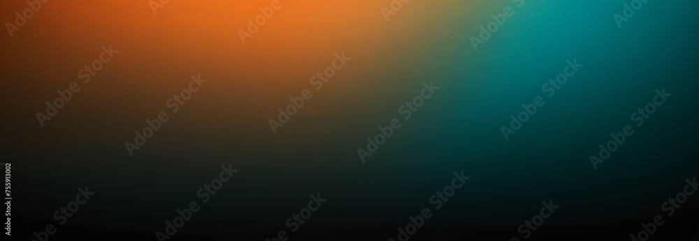 Naklejka premium Gradient, Clean blurry Dark Blue and Orange . Soft gradient. Empty background. Panorama, Banner. Design concept, web, Flat lay, layout, Blank.