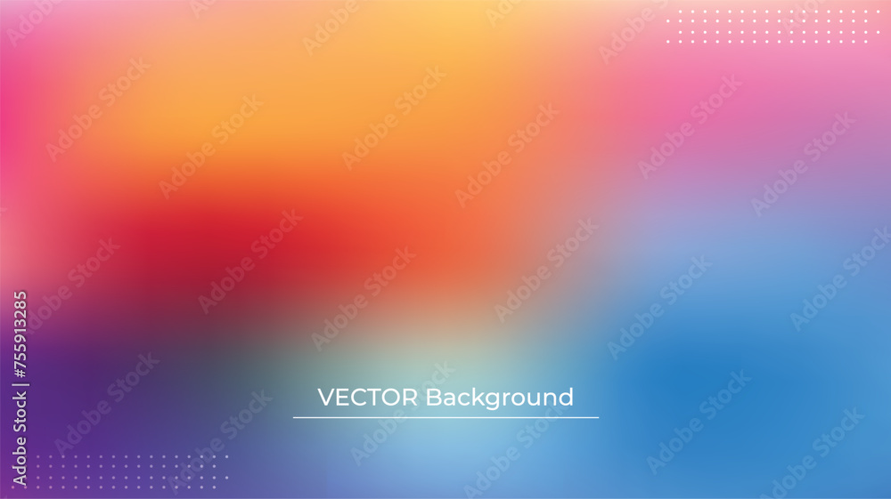 custom made wallpaper toronto digitalAbstract blurred gradient mesh background in bright rainbow colors. Colorful smooth banner template. Easy editable soft colored vector illustration in EPS10 without transparency.