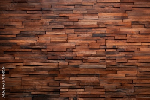 Close-up of a beautifully textured wood wall