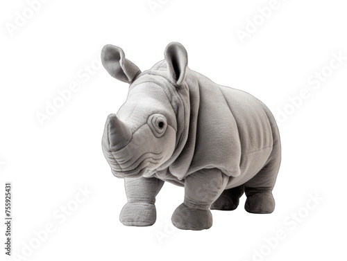 rhino isolated on transparent background  transparency image  removed background