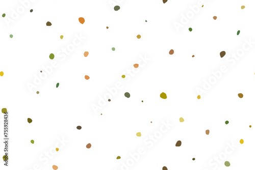 Black Bright Confetti Spray. Abstract Vintage Spot. Vector Spot Splatter. Geometric Ink Dot Splotch. Yellow Polka Dot. Seamless Random Art. Color Party Polka Background. Small Pattern Baby Design.
