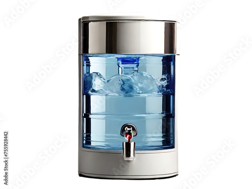 water purifier isolated on transparent background photo