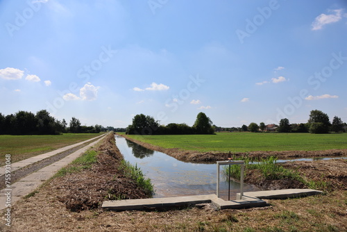 Stauanlage am Grabensystem