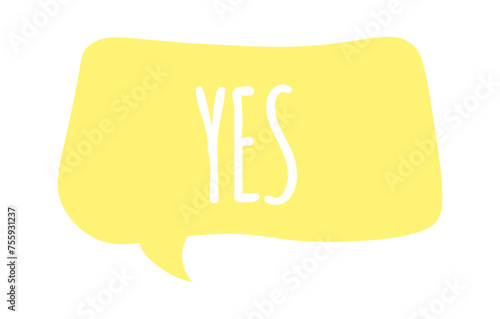 Speech bubble. Dialog balloon tag. Vector quote sticker. Trendy speech bubbles set in flat design with short messages