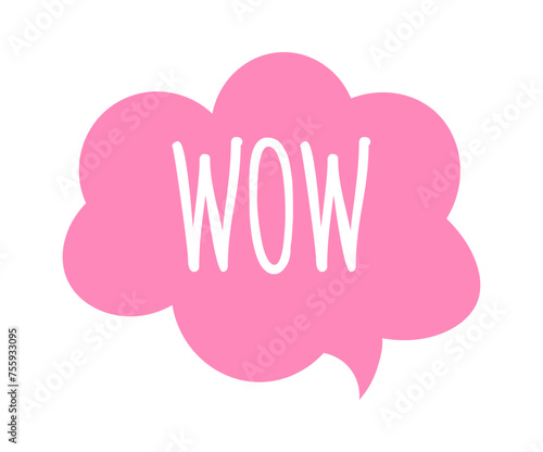 Speech bubble. Dialog balloon tag. Vector quote sticker. Trendy speech bubbles set in flat design with short messages