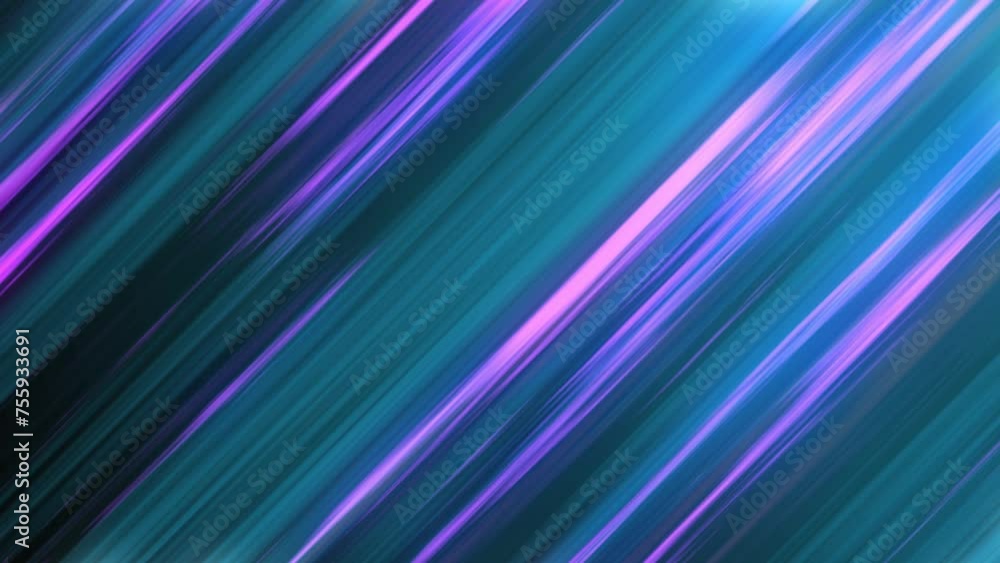 Abstract motion background with glowing neon lines moving diagonally across the frame at high speed. Abstract motion background with glowing neon lines moving diagonally across the frame at high speed.
