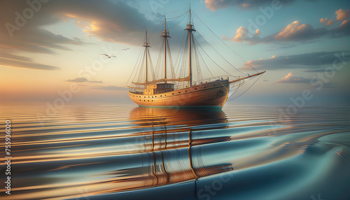 historic warship vintage sail bay boat military vessel pirate sailing wooden ship clipper weather wind galleon stormy waves boating ancient frigate sailboat retro old hull navy water ocean sea
