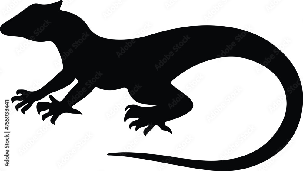 anole silhouette