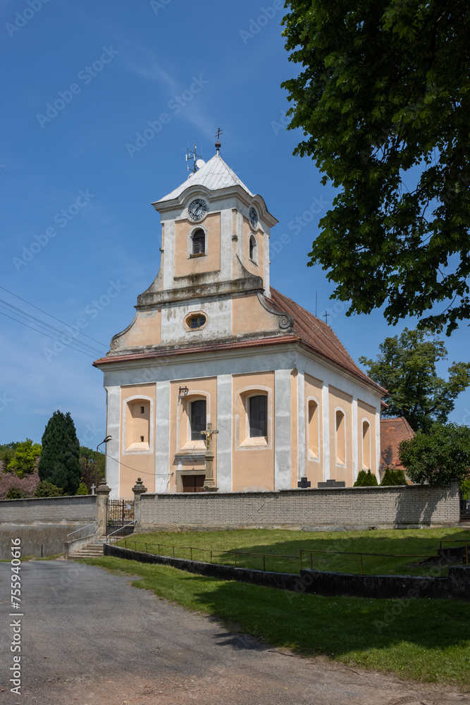 Saint Anna church in Jestrabice, Moravia, Czechia