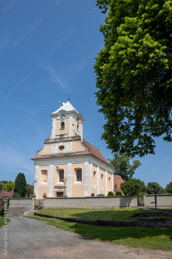 Saint Anna church in Jestrabice, Moravia, Czechia