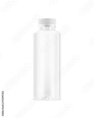 an image of a water bottle isolated on a white background