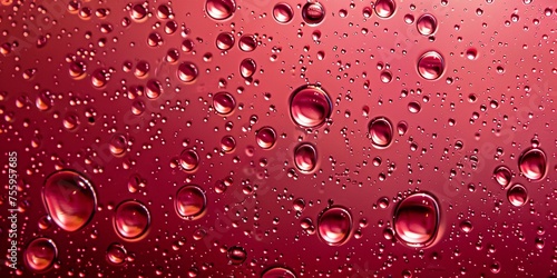 Bubbles of red wine closeup. Alcoholic background