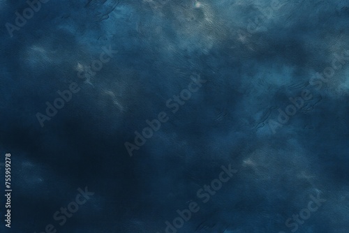 A deep blue and silver background with metallic effects