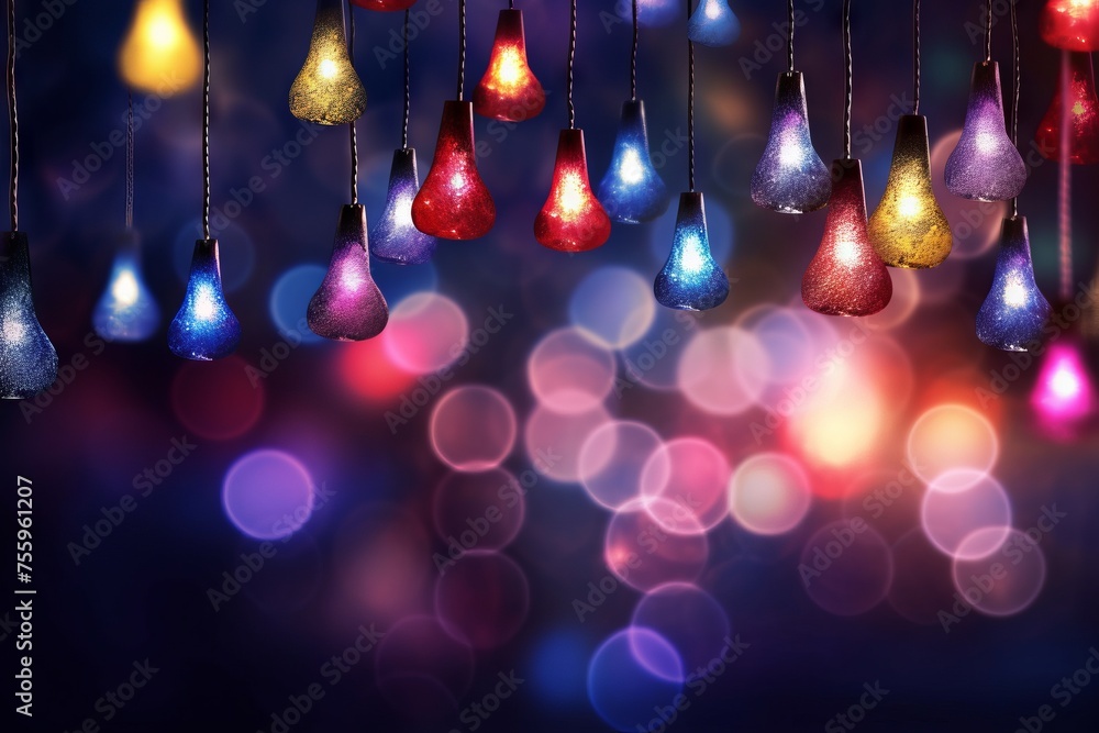 Festive bokeh lights for holidays Festive bokeh lights for holidays