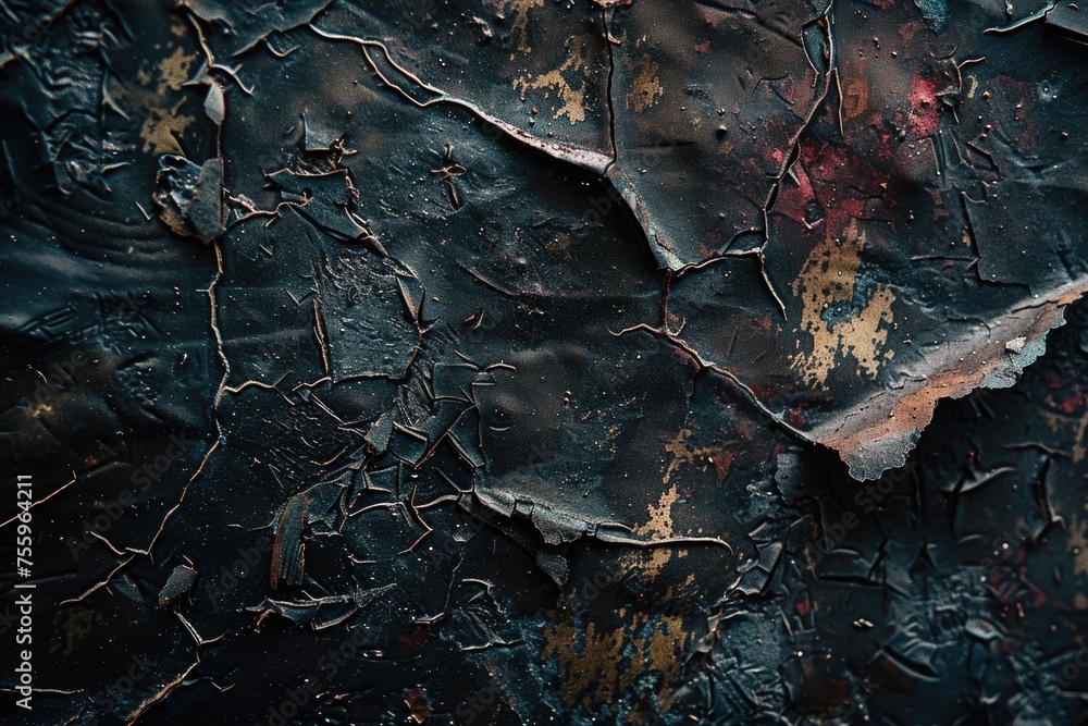 Detailed shot of paint on a wall, suitable for backgrounds or textures.