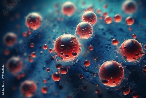 Wallpaper Mural A conceptual image of fat cells being metabolized Torontodigital.ca