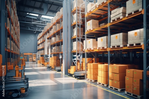 A connected warehouse with automated inventory management