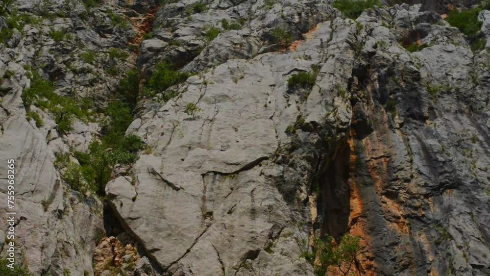 Velika Paklenica karst river canyon