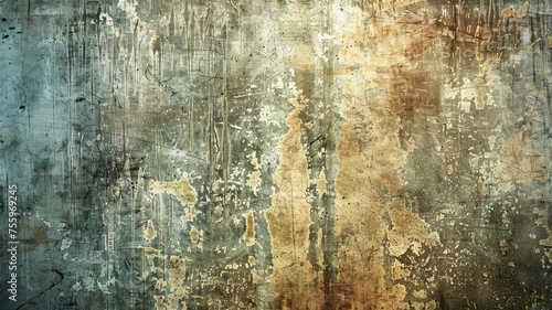 Old grunge texture background. Perfect background - generative ai