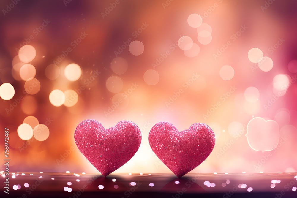Romantic bokeh background for love Romantic bokeh background for love