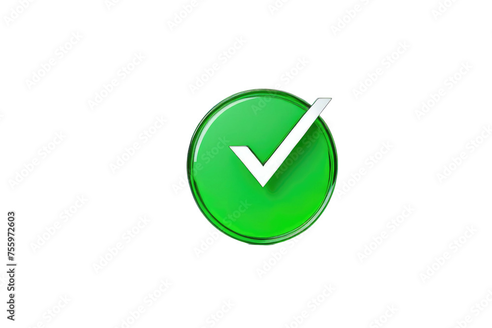 Single green checkmark, full body, crisp isolation against a pure white backdrop, high quality stock photo, clean lines, minimalistic, studio lighting, sharp focus, highly detailed, ultra clear Single green checkmark, full body, crisp isolation against a pure white backdrop, high quality stock photo, clean lines, minimalistic, studio lighting, sharp focus, highly detailed, ultra clear