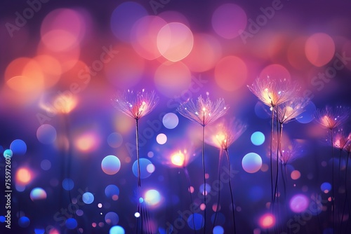 Soft and dreamy bokeh lights