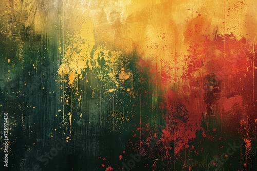 Abstract grunge background with yellow, red and green tones in the style of various artists. --ar 3:2 --stylize 250 Job ID: 5f6f31cc-8815-4567-b905-ae6284fe28c0