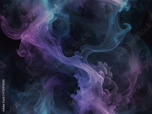 Dive into a world of magic and mystery with an abstract smoke background infused with shimmering metallic tones. 
