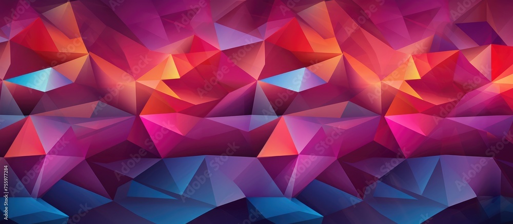 Obraz premium Abstract triangle pattern for trendy designs.