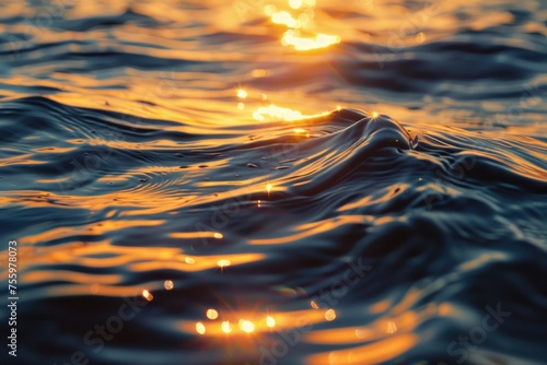 Bright sun reflecting on water, suitable for nature themes.