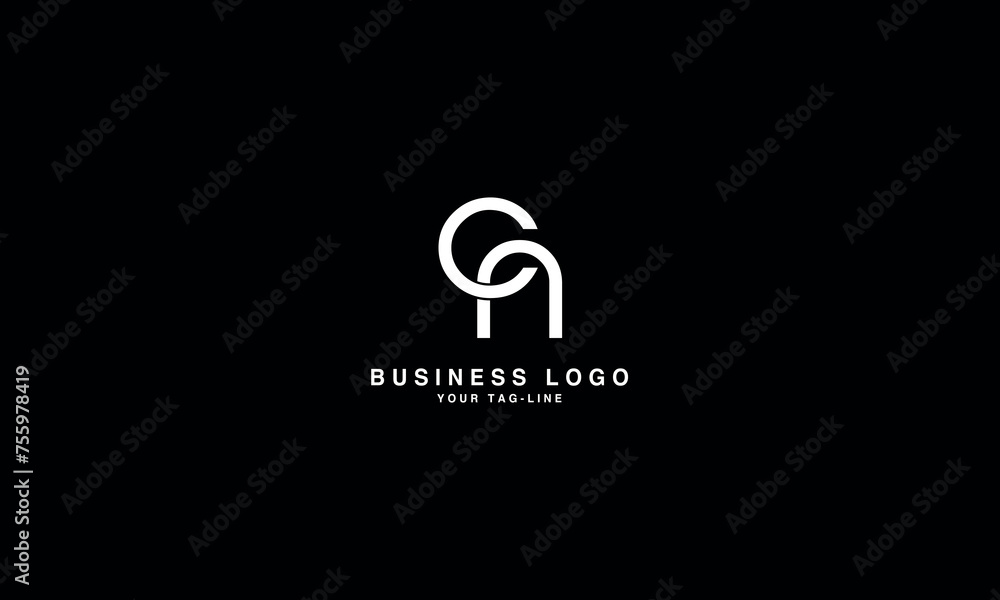 CN, NC, C, N, Abstract Letters Logo Monogram Artwork CN, NC, C, N, Abstract Letters Logo Monogram Artwork
